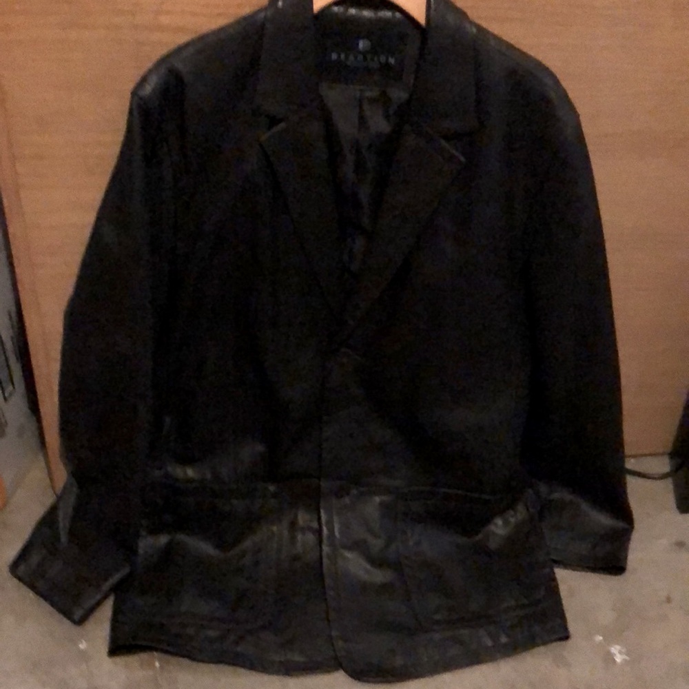 Mens leather jacket